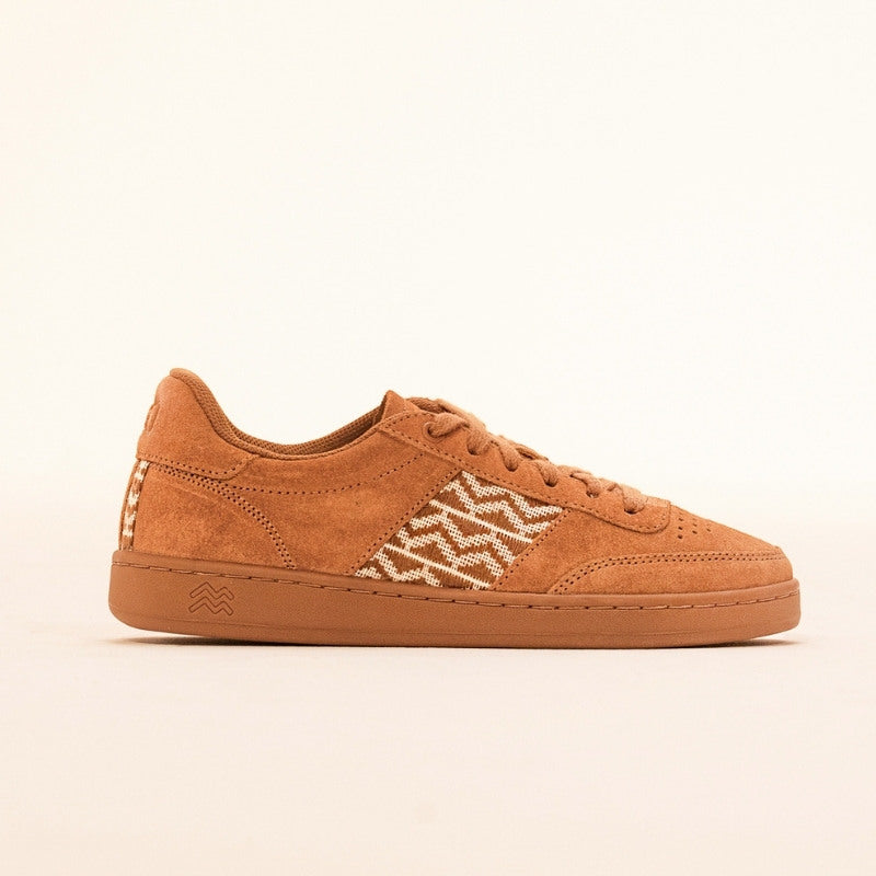 N'GO Sneaker Saigon Suede 24 in Braun – Fairtrade-Wildleder und Ethno-Details