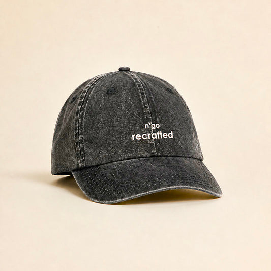 UNISEX-CAP RECRAFTED SCHWARZ