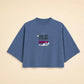 DAMEN-T-SHIRT REFRESHED BLAU