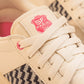Limitierte N'go Schuhe Saigon Classique 24 in Weiß und Pink – Stade Français Edition